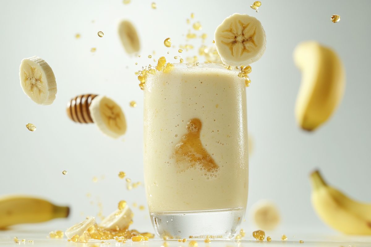 Smoothie Banane-Miel Énergisant