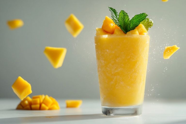 Smoothie Mangue-Ananas Pré-Workout : Avant Entraînement