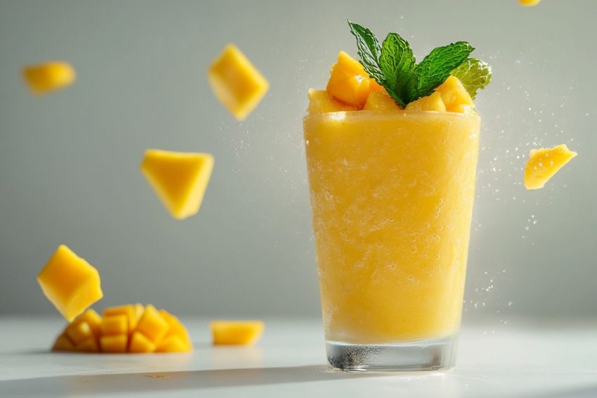 Smoothie Mangue-Ananas Pré-Workout : Avant Entraînement