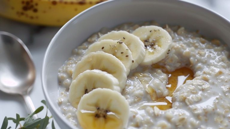 Recette overnight porridge pour un petit déjeuner sain et énergisant